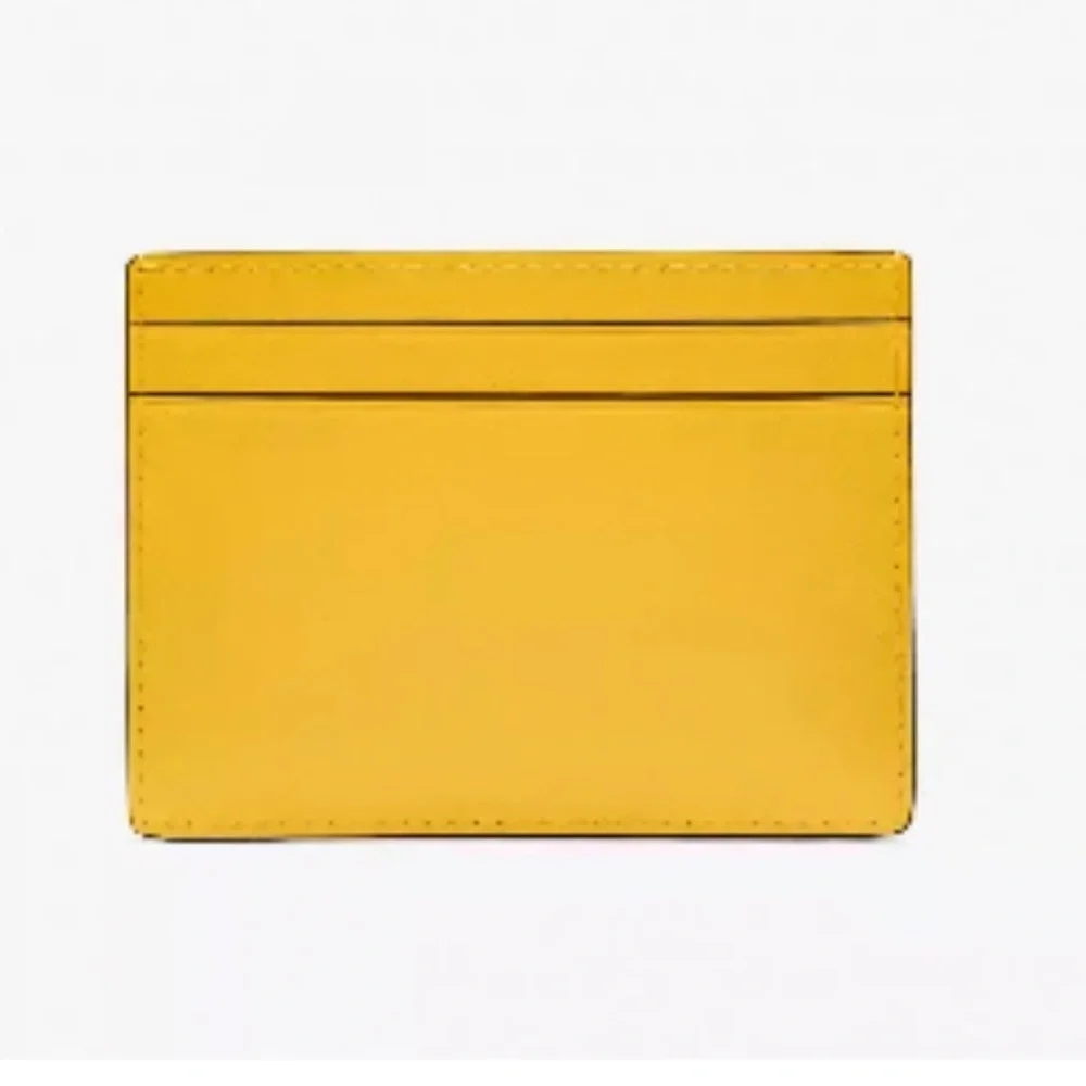 Kate Spade Yellow Card Holder‎ Safiano Leather